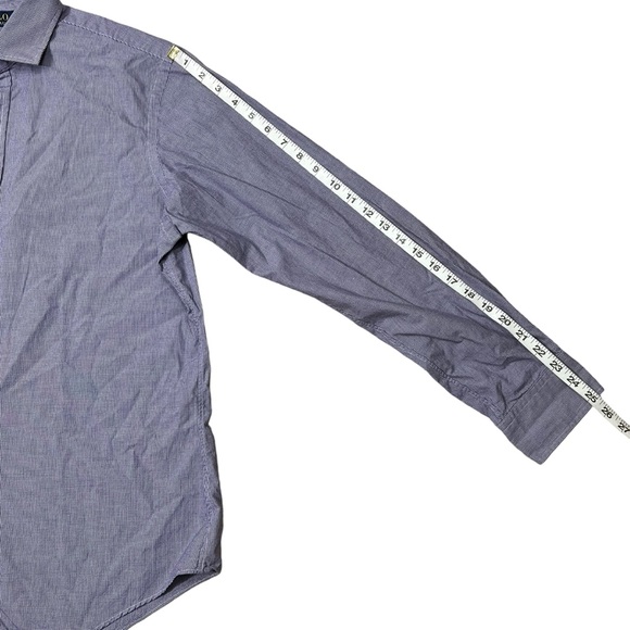 Polo Ralph Lauren Button Up Shirt Custom-Fit Houndstooth - Picture 8 of 9